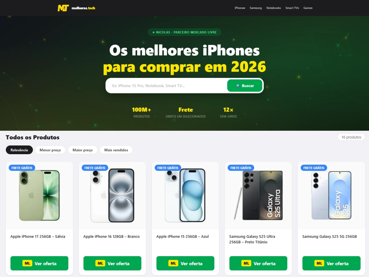 Melhores Ofertas Tech
